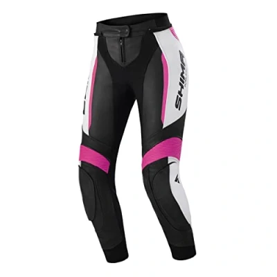 Afbeelding van SHIMA Miura 2.0 Dames Zwart Fuchsia Leren Motorbroek Maat 38 Broek