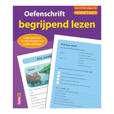 Afbeelding van Oefenschrift begrijpend lezen (AVI:4 AVI nieuw:E4) (2de leerjaar groep 4)