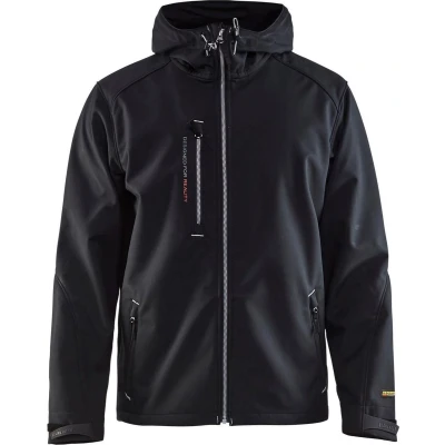 Afbeelding van Blåkläder 4949 2517 Softshell Jack Zwart/Zilver maat 4XL