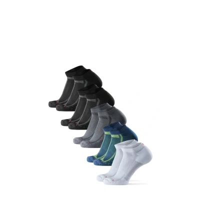 Afbeelding van Danish Endurance LONG Distance Running Lowcut 5 PACK Enkelsokken, Maat: 39 42, Multicolor