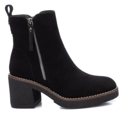Afbeelding van Refresh Dammes Chaussures Bottes Bottines Chelsea à talon Noir 36