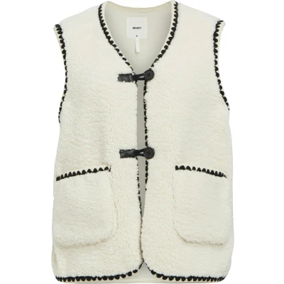 Afbeelding van Object Bodywarmer, Dames, Maat: 42, White sand