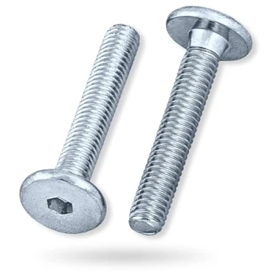 Afbeelding van HEXATON Zeskantige inbusschroeven voor meubels met metrische draad volledige schroefdraad M6 x 25 mm 100 stuks