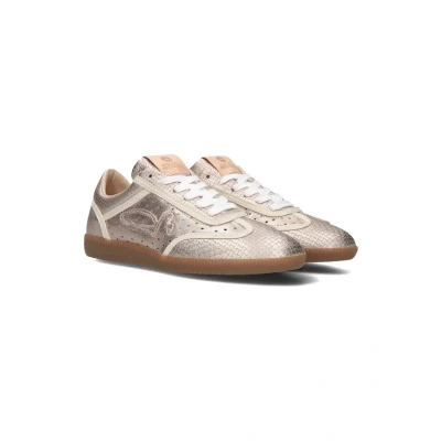 Afbeelding van Fred De La Bretoniere Pearl Raffi Sneakers Leer Dames Rosegoud Maat 39