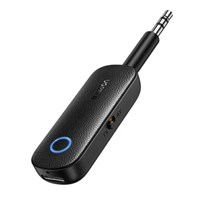 Afbeelding van UGREEN Auto Bluetooth 5.0 Transmitter &amp; Receiver met 3.5mm AUX Zwart (Airpods Playsation 5 Adapter)