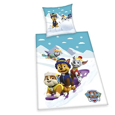 Afbeelding van Klaus Herding GmbH Paw Patrol beddengoed, 100% katoen, flanel, 135 x 200 cm, kussensloop 80 cm