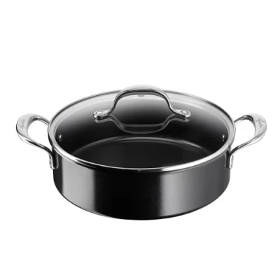 Afbeelding van Lagostina Desideria Semi zelfklevende pan 26 cm met keramische coating voor snel opwarmen en gelijkmatig koken, geschikt alle kooklagen