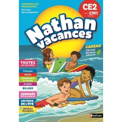 Image de Nathan Vacances Primaire CE2 vers le CM1 8/9 ans