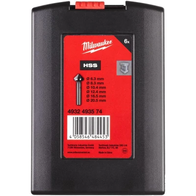 Afbeelding van Milwaukee Verzinkboren Set Hss (6 delig)