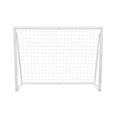 Afbeelding van 240cm x 182cm Voetbaldoelen voor elk Weer PVC Doelpaal Geknoopt Net 24 clips U pennen Draagbaar Training Binnen Buiten Snelle Montage met Slot en Klik Systeem Doelscherm Bungee Straps Draagtas