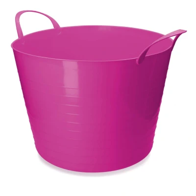 Afbeelding van Agradi Emmer V Trug Flexi Roze 65L