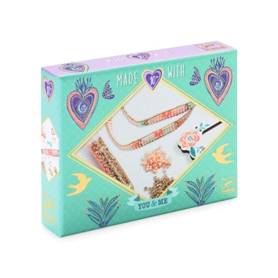 Afbeelding van Djeco armbandjes maken me &amp; you miyuki and hearts