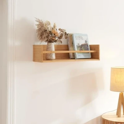 Afbeelding van Wandrek Flå 60x20x15 cm bamboe naturel