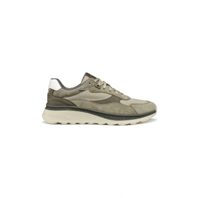 Afbeelding van Geox Spherica Actif Sneakers laag, Heren, Maat: 42, Sand sage Textiel/ synthetisch