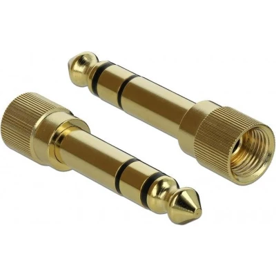 Afbeelding van Premium 6,35mm Jack (m) 3,5mm (v) schroefbare stereo audio adapter