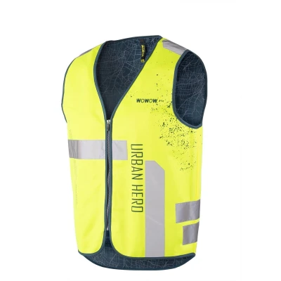 Afbeelding van Wowow Reflectievest Urban Hero Maat L Geel