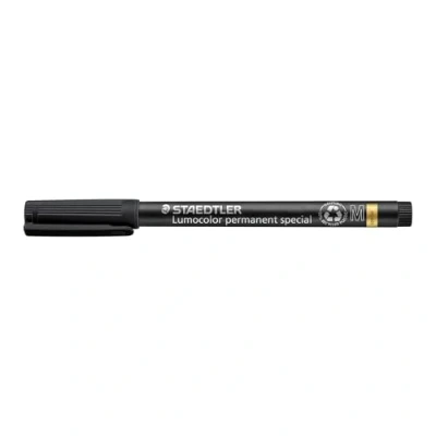 Afbeelding van Viltstift Staedtler Lumocolor 319 special permanent M zwart