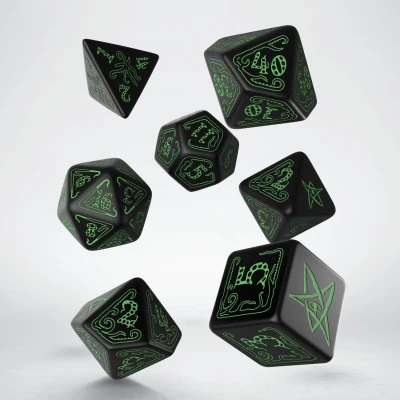 Afbeelding van Polydice Set Q Workshop Call of Cthulhu Black Green