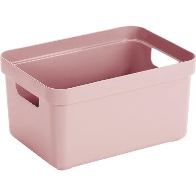 Afbeelding van Sunware Sigma home opbergbox 13L roze 35 x 24,6 18,3 cm