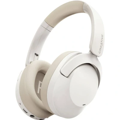 Afbeelding van Creative Zen Hybrid 2 On Ear headset Bluetooth Stereo Crème Volumeregeling, Microfoon uitschakelbaar (mute)