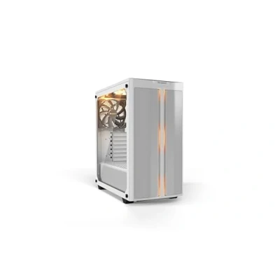 Image de be quiet! Pure Base 500DX Tour ATX panneau latéral fenêtré (verre trempé) pas d&#039;alimentation (ATX / PS/2) blanc USB/Audio