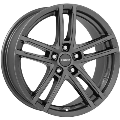 Afbeelding van DEZENT 5 gat 17duim 112mm lichtmetalen Velg TZ graphite graphit matt TTZ78GA30E