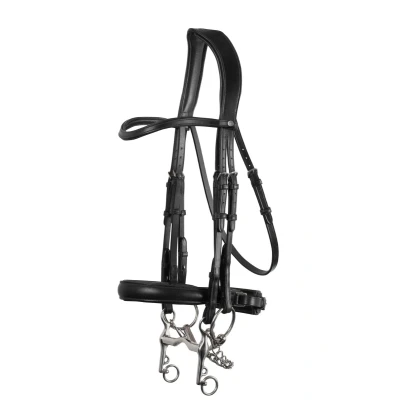 Image de Montar Bride Normandie Cuir Écologique Noir Cob