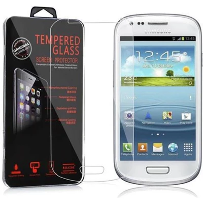 Afbeelding van Cadorabo Screenprotector geschikt voor Samsung Galaxy S3 MINI Pantser film Beschermende in KRISTALHELDER Geharde (Tempered) display beschermglas 9H hardheid met 3D Touch