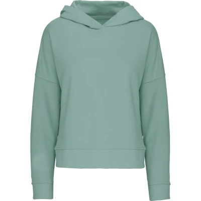 Afbeelding van Kariban Bio lounge damessweater met capuchon K494 Sage
