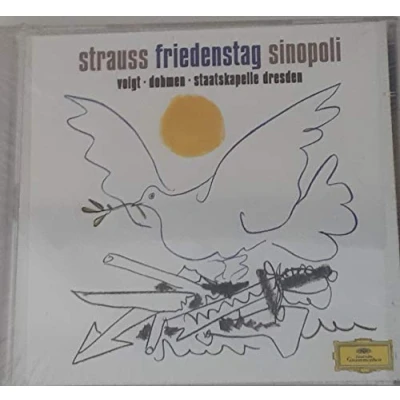 Afbeelding van Strauss: Friedenstag / Sinopoli, Voigt, Dohmen, Botha, Villars et al