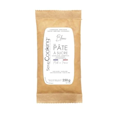 Image de SCRAP COOKING Sachet Pâte à Sucre Blanc Aromatisé Vanille 250 g