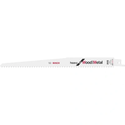 Afbeelding van Bosch Accessories 2608656273 Reciprozaagblad S 1111 DF, Heavy for Wood and Metal, verpakking van 2 stuks Zaagbladlengte 225 mm stuk(s)