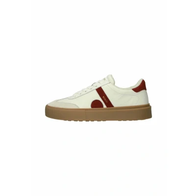Afbeelding van Blackstone QUARTZ AUDEN EL280 White Roasted Russet Sneaker (low) Dames Maat: 42