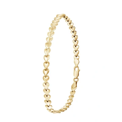 Afbeelding van Lucardi HART Armband goldcoloured, Dames, Maat: 18cm, Gold coloured
