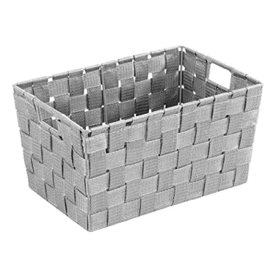 Afbeelding van WENKO opbergmand met handgrepen 19 x 29 15cm diep GRIJS