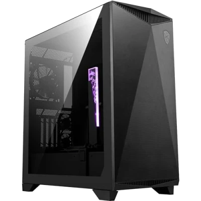 Image de MSI MPG GUNGNIR 300P Mid tower ATX panneau latéral fenêtré (verre trempé) pas d&#039;alimentation (ATX) noir USB/Audio