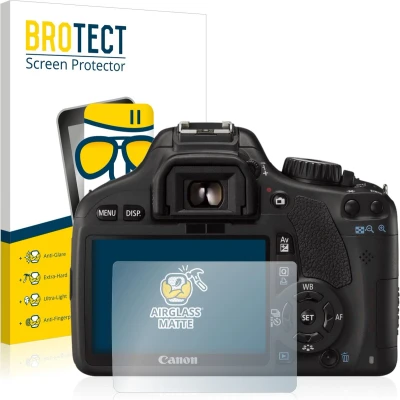 Afbeelding van BROTECT Screenprotector voor Canon EOS 550D Folie Beschermfolie Beschermglas matte