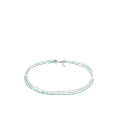Afbeelding van Elli Edelstein Perlen 3REIHIG Ketting, Dames, Maat: 40, Silber