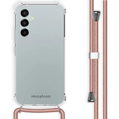 Afbeelding van iMoshion Hoesje Geschikt voor Samsung Galaxy A54 (5G) met koord Backcover Transparant