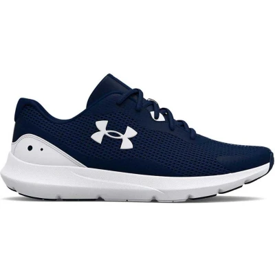 Afbeelding van Under Armour Surge 3 Hardloopschoenen neutraal, Heren, Maat: 45.5, Blue/white Kunststof/ textiel