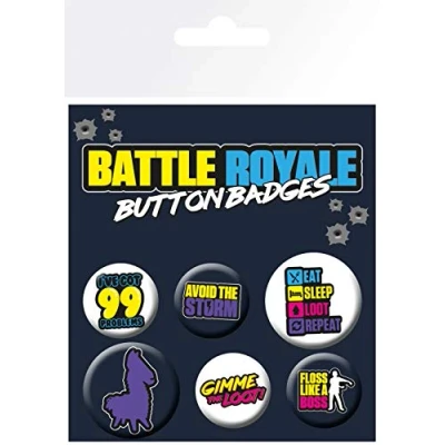 Afbeelding van [Merchandise] GBeye Fortnite Badge Pack Battle Royale NIEUW
