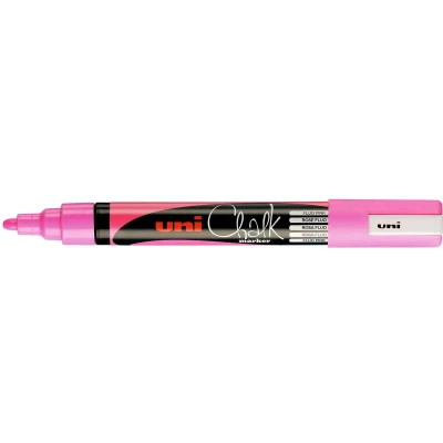 Afbeelding van Krijtstift Uni ball Chalk rond fluo roze