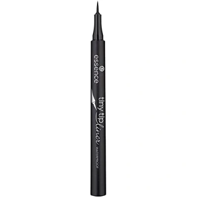 Afbeelding van essence cosmetics tiny tip liner waterdicht Deep Black 01, 1,1 ml