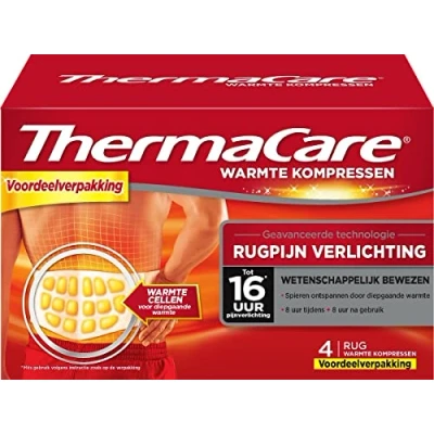 Afbeelding van ThermaCare Warmte Kompressen Rugpijnverlichting 4ST
