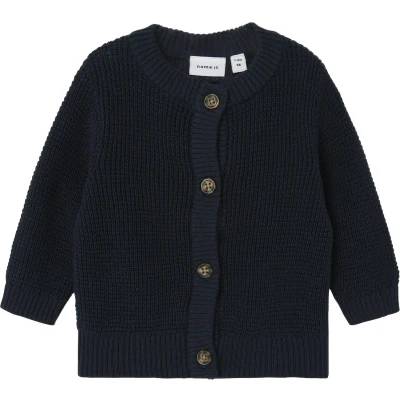 Afbeelding van Name it Nbnbubba CARD Unisex Vest voor kinderen, Maat: 62, Dark sapphire