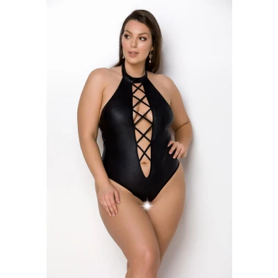Afbeelding van Nancy Body Met Open Kruisje Zwart