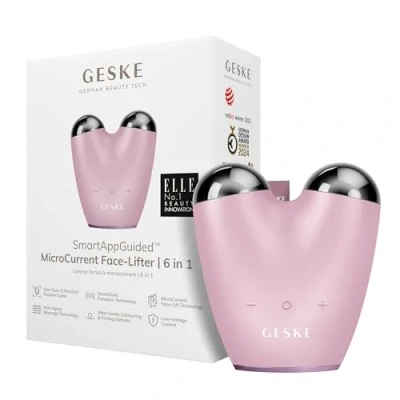 Afbeelding van GESKE SmartAppGuided™ MicroCurrent Face Lifter 6 op 1 Gezichtslifting Tools voor huidverzorging Facelift Anti aging apparaat tegen rimpels
