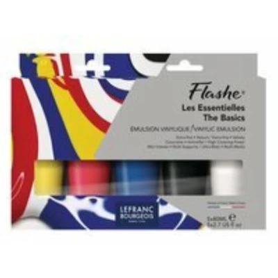 Afbeelding van Lefranc Bourgeois Flashe Primaire Kleuren Set 5 Delig