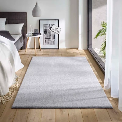 Afbeelding van Zacht Vloerkleed Loft Grijs Wasbaar 30C 160x230 Cm