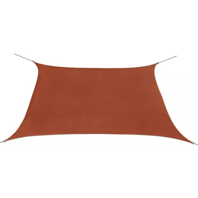 Afbeelding van Zonnescherm vierkant 2x2 m oxford stof terracottakleurig